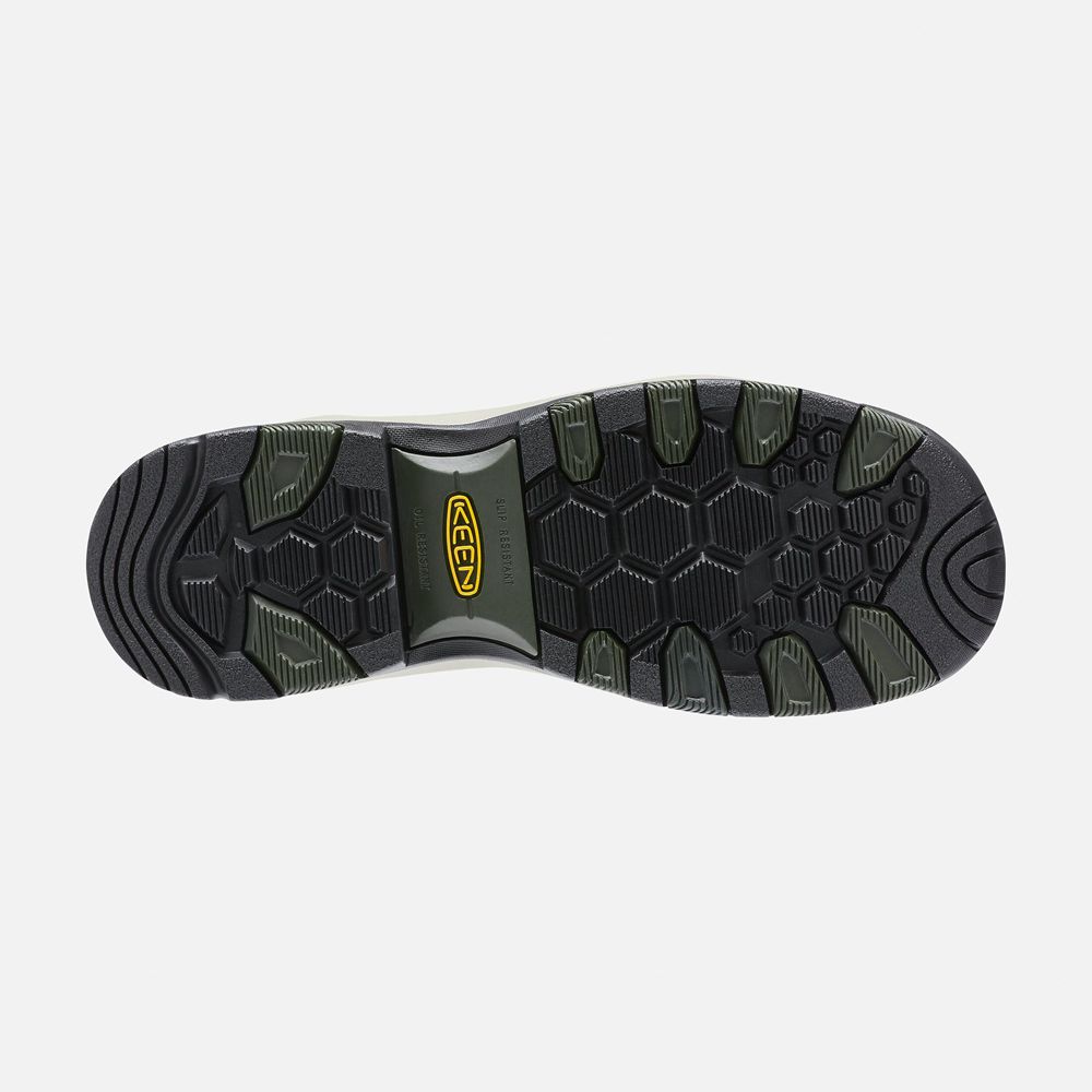 Keen Trekking Bot Erkek Kahverengi - Davenport Al Waterproof Mid (Composite Toe) - Türkiye PAMQ98204